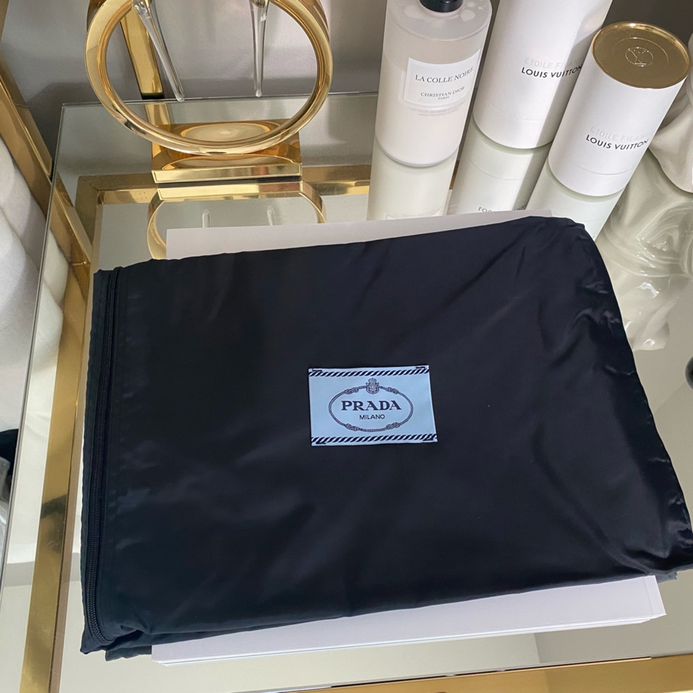 PRADA NYLON ZIPPERED GARMENT BAG